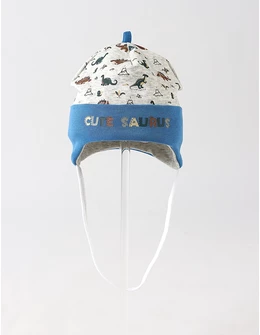 Caciulita copii, CUTE SAURUS, gri-albastru