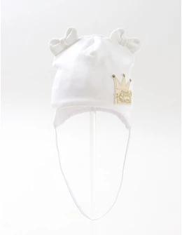 Caciulita copii, Little pricess, alb