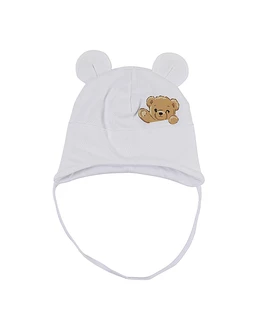 Caciulita copii, Say Hy Bear, model alb