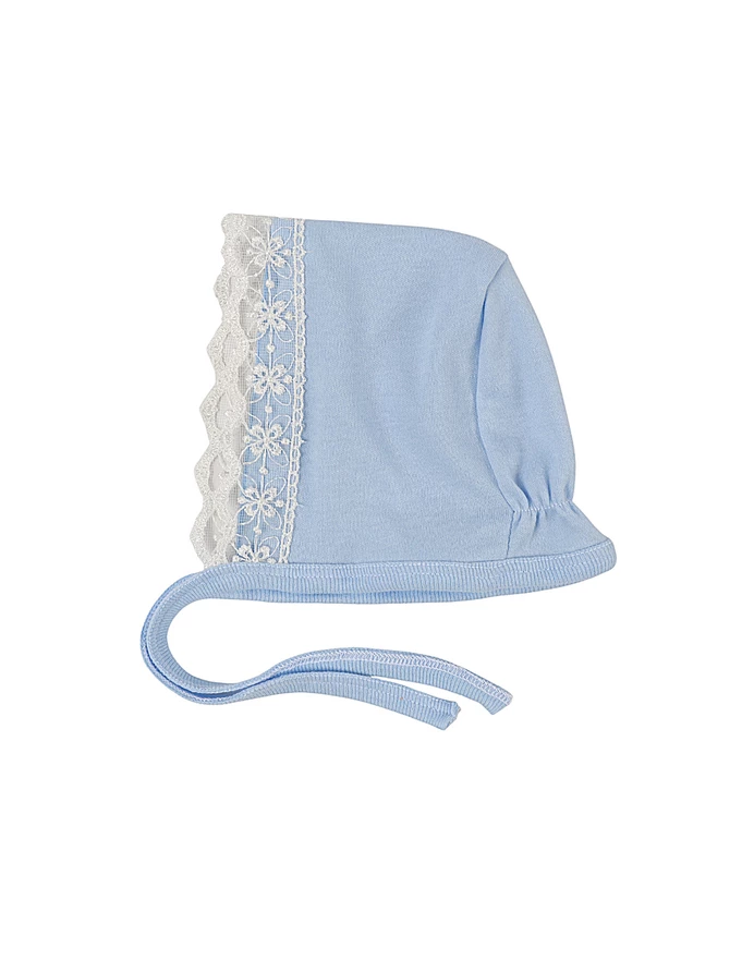 Caciulita cu dantela Izza, blue picture - 2