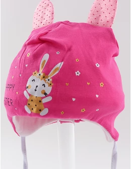 Caciulita easter cu ureschiuse, ciclam 2
