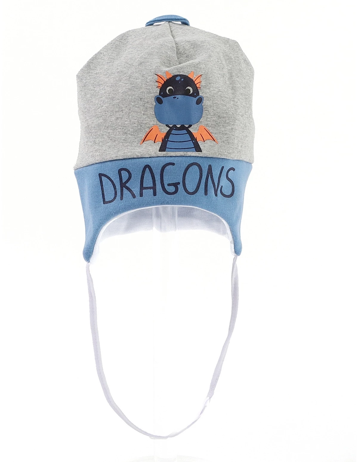Caciulita FLYING DRAGON gri-albastru