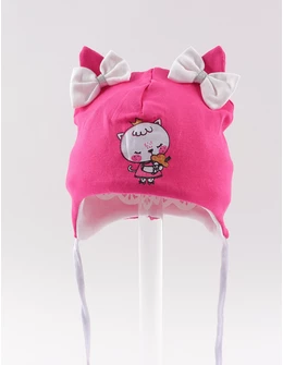 Caciulita kitty-ice cream, ciclam-2 1