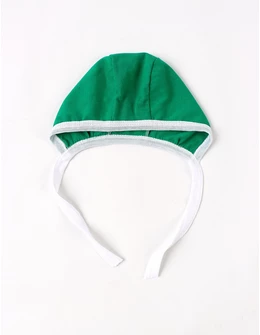 Caciulita stil TICHIE, bumbac glat, verde