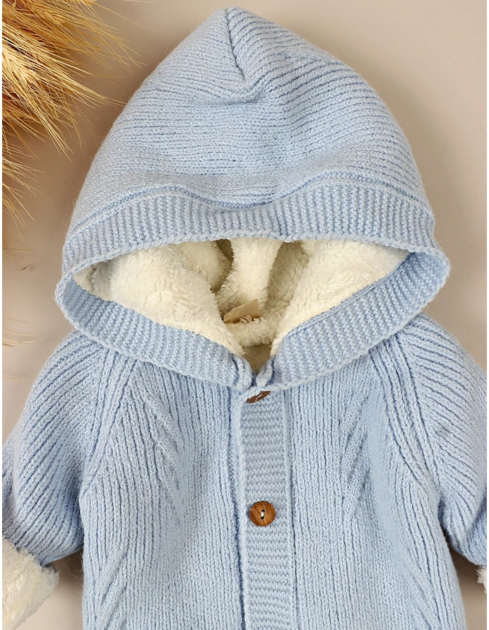 Combinezon Crosetat, Cocolino interior Imblanit blue picture - 4