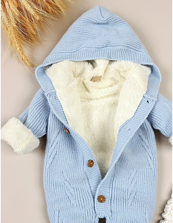 Combinezon Crosetat, Cocolino interior Imblanit blue picture - 6