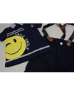 Compleu 2 piese Smiley negru 4