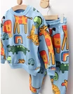 Compleu Animalute in Jungla, blue picture - 2