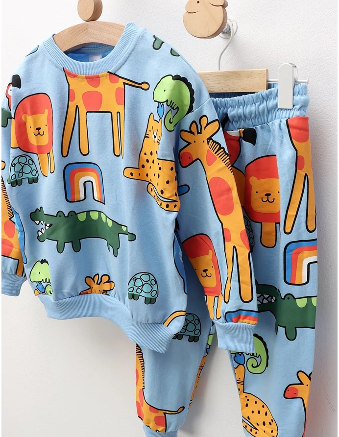 Compleu Animalute in Jungla, blue picture - 2