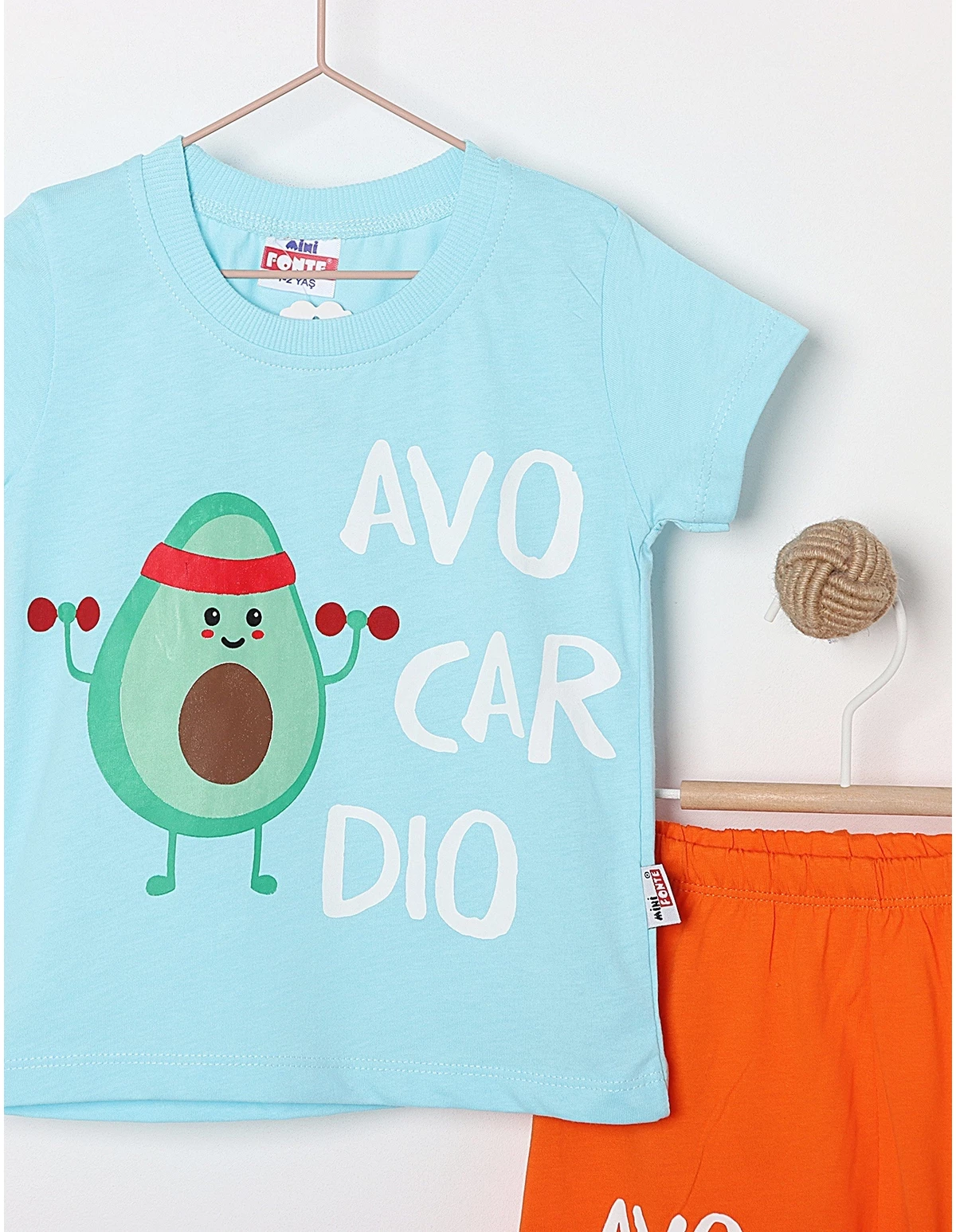 Compleu AVOCADO model bleu-portocaliu