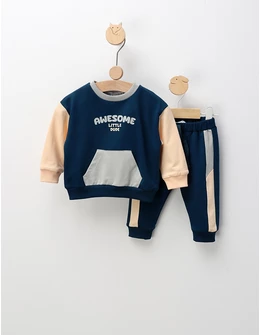 Compleu Awsome Little Dude, bleumarin