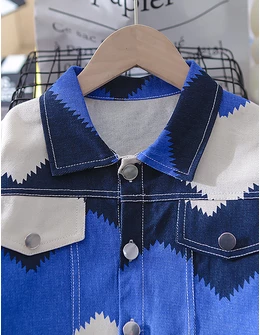 Compleu blug fashion albastru 2