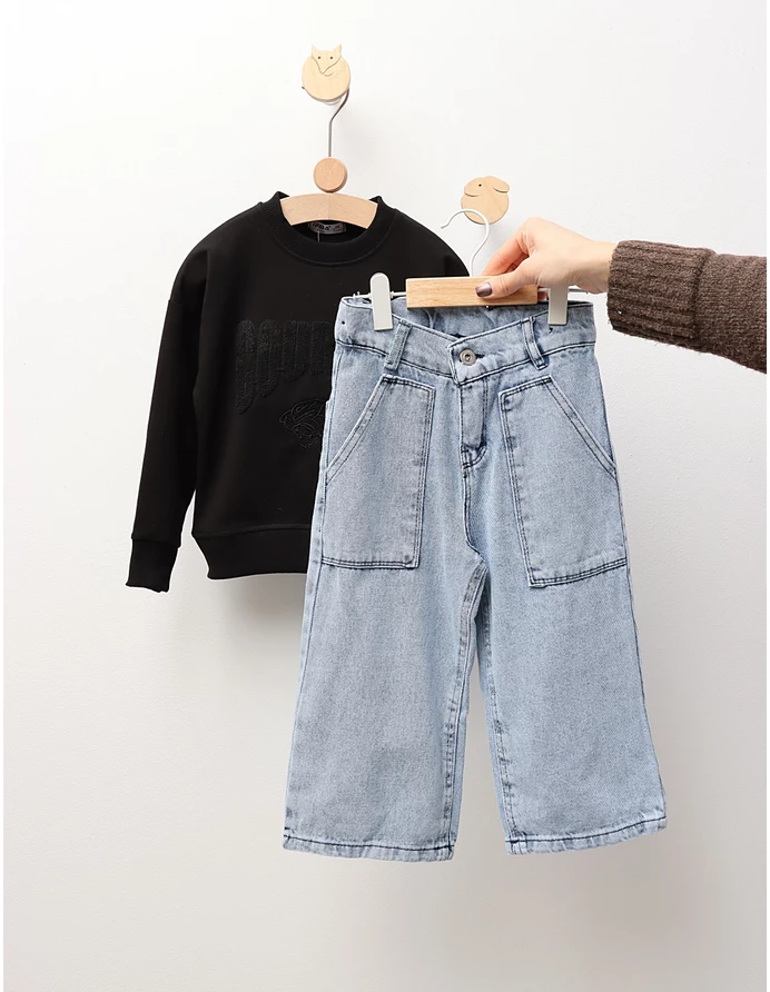 Compleu Bluza+Blug Courage, negru picture - 3