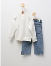 Compleu Bluza+Blug Fundite, alb picture - 4