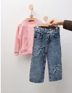 Compleu Bluza+Blug Fundite, roz picture - 3