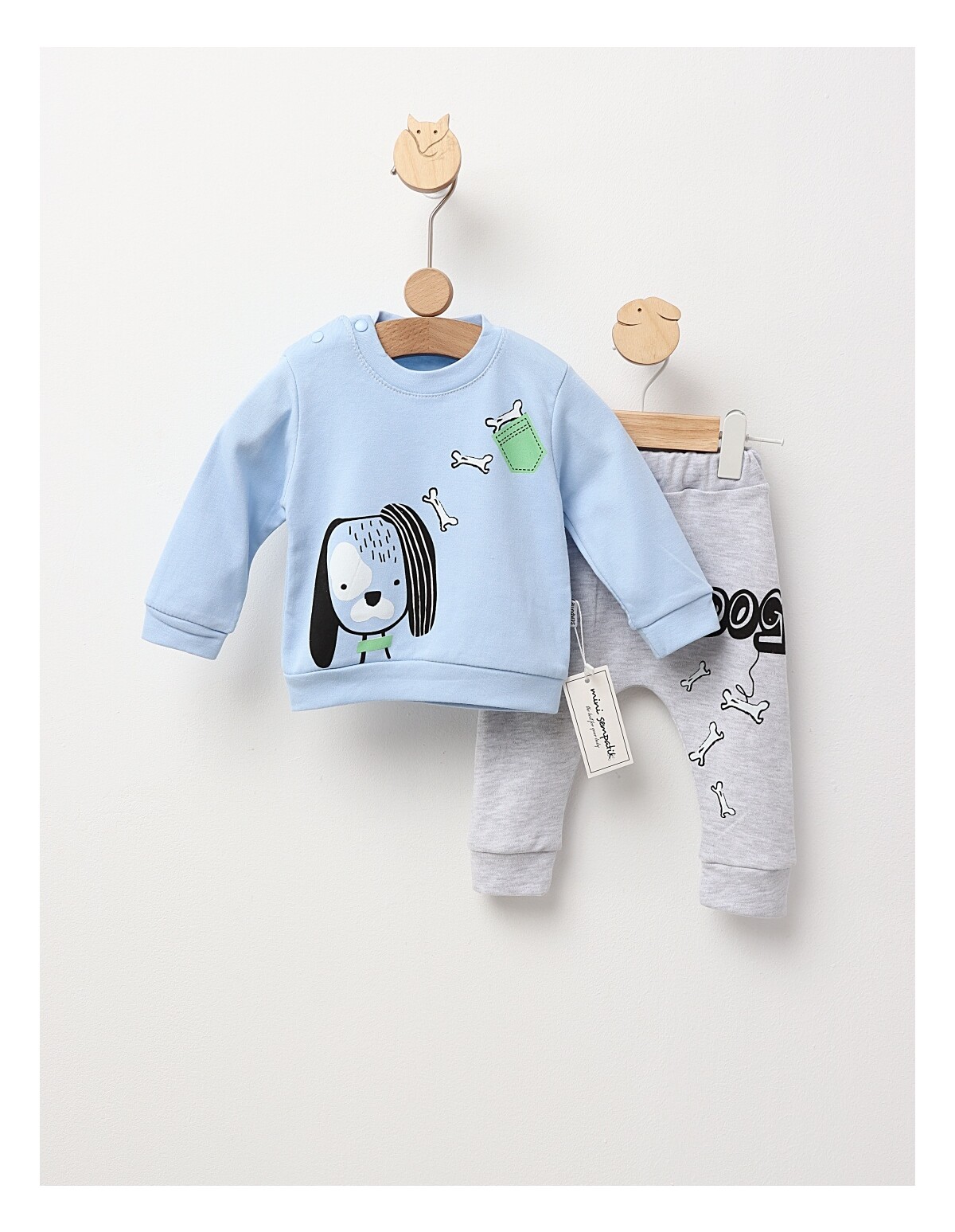 Compleu Catel cu Os, model blue