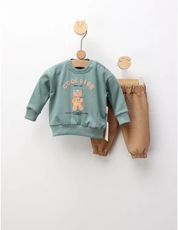 Compleu Cool Bear, cu verde