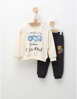 Compleu Creativity Takes Courage, ecru-gri