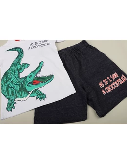 Compleu Crocodile alb 2
