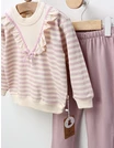Compleu cu broderie Mada, model cu mov picture - 2