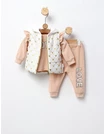 Compleu cu vesta Loving Love crem picture - 1