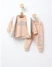 Compleu cu vesta Loving Love crem picture - 3