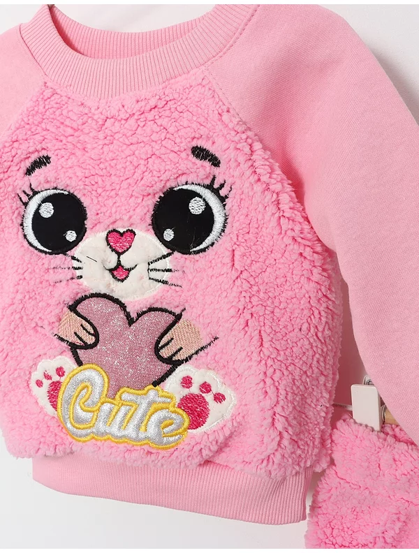 Compleu CUTE CAT model roz