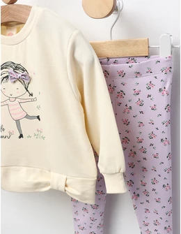 Compleu fetite primavara-toamna mov