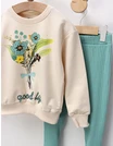 Compleu flowers Daiana, verde picture - 3