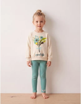 Compleu flowers Daiana, verde