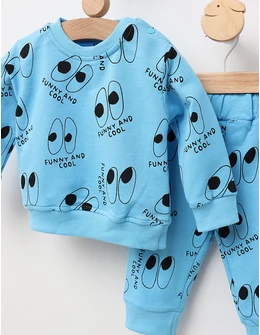 Compleu Funny and Cool, albastru