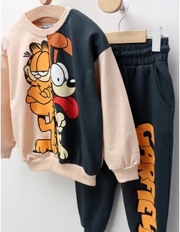 Compleu Garfield si Oddie, crem-verde