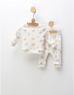 Compleu Little Star, ecru