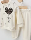 Compleu Love Love, model crem picture - 2
