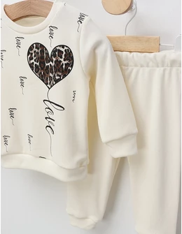 Compleu Love Love, model crem