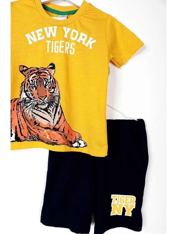 Compleu NEW YORK tigers galben mustar
