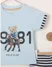Compleu POLO CLUB 1981 albastru 2