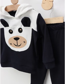Compleu Poppy Bear, model cu bleumarin