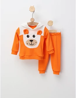 Compleu Poppy Bear, model cu portocaliu
