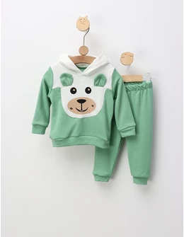 Compleu Poppy Bear, model cu verde
