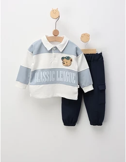 Compleu Premium, Classic League, cu albastru