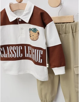 Compleu Premium, Classic League, cu maro