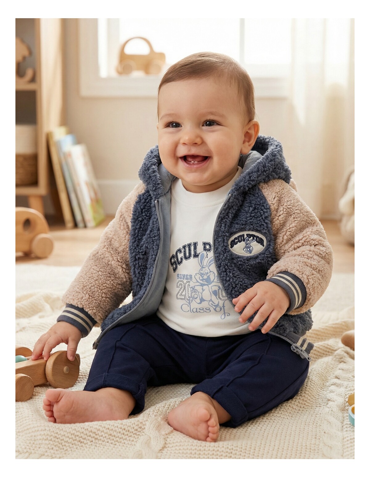 Compleu Premium, Rabbit Champion, cu albastru