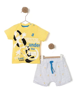 Compleu SUMMER SUN model galben-gri