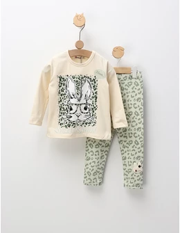 Compleu Sweet rabbit, verde
