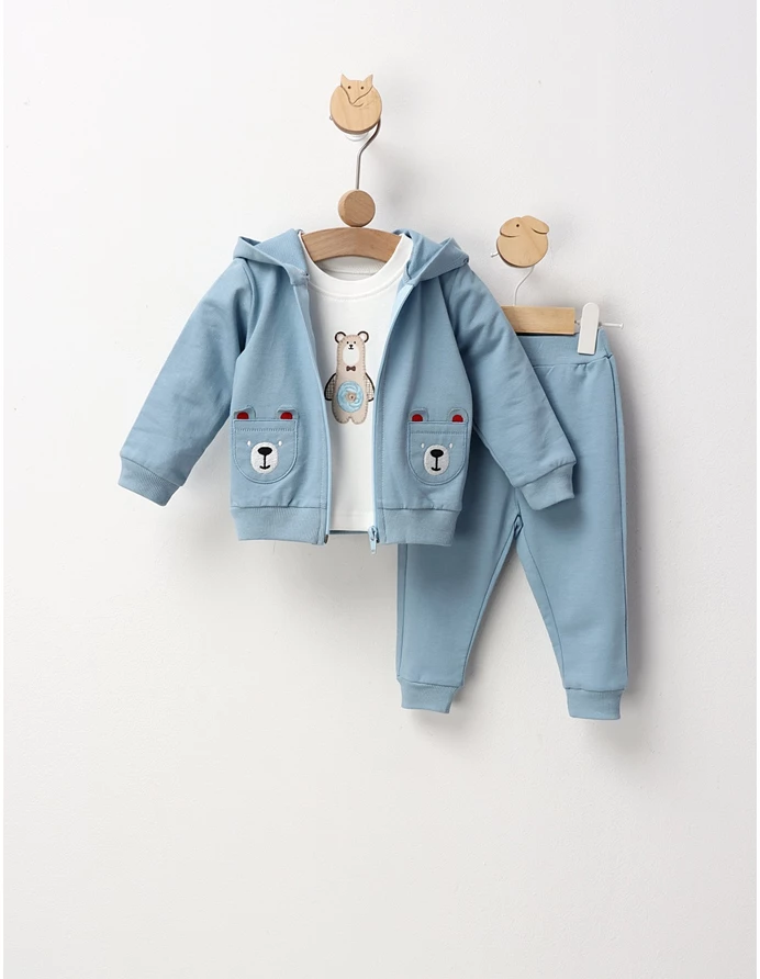 Compleu Twins Bear, cu albastru picture - 4