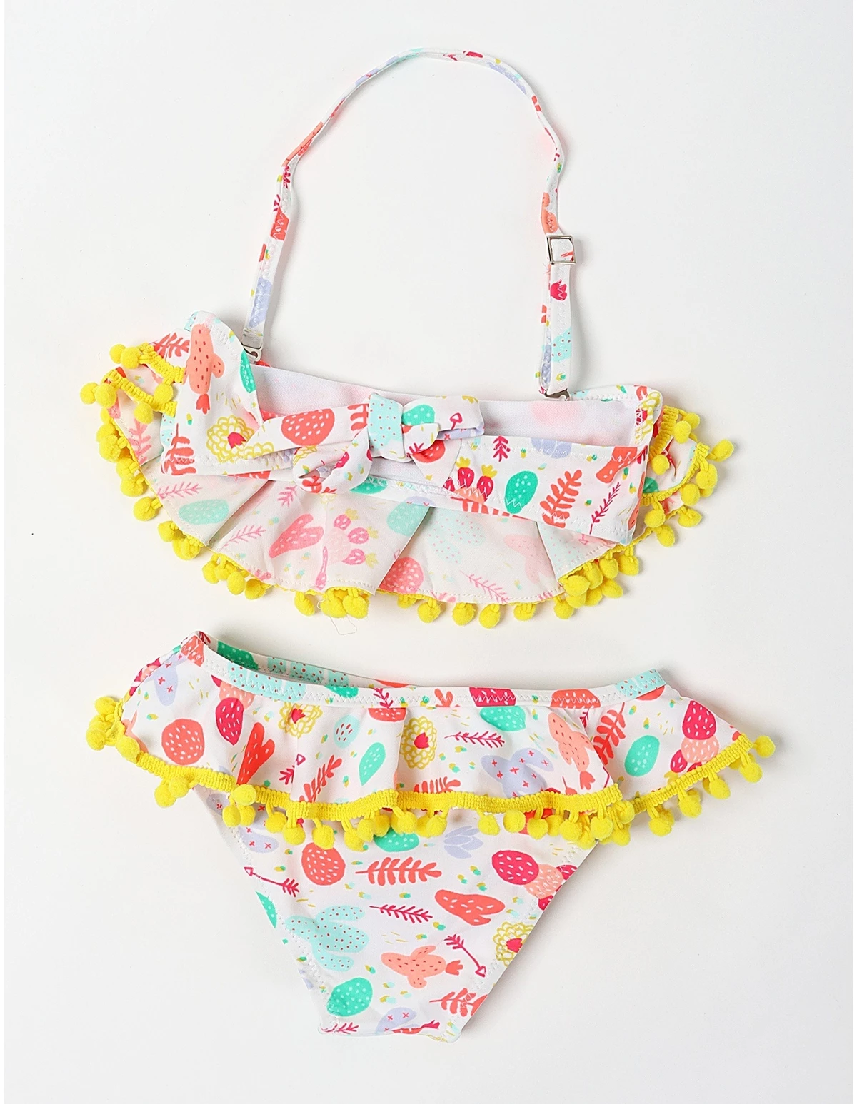 Costum de baie 2 piese Ilinca galben