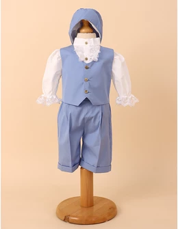 Costum de botez de vara Victor bleu 1