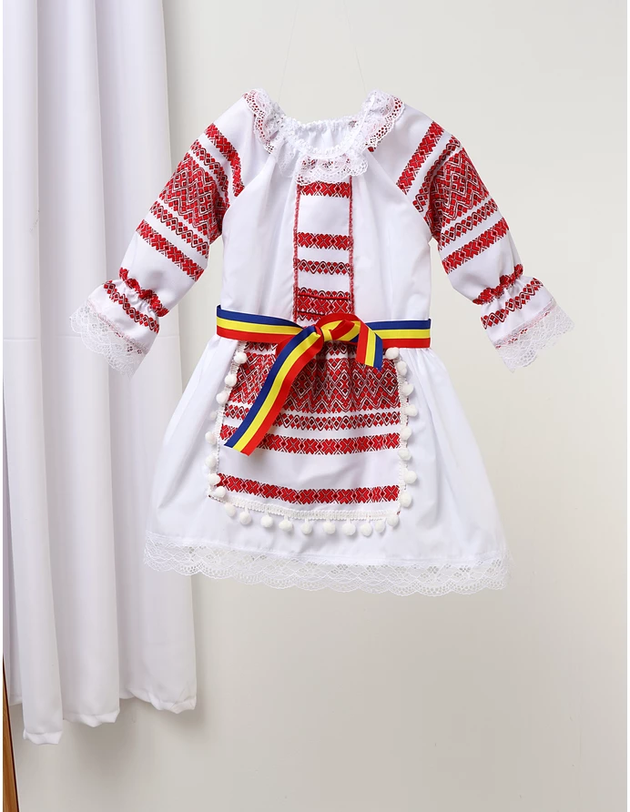 Costum popular fetite Ioana 3 piese picture - 3