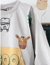 Costumas 2 piese Cool Animals X gri 3